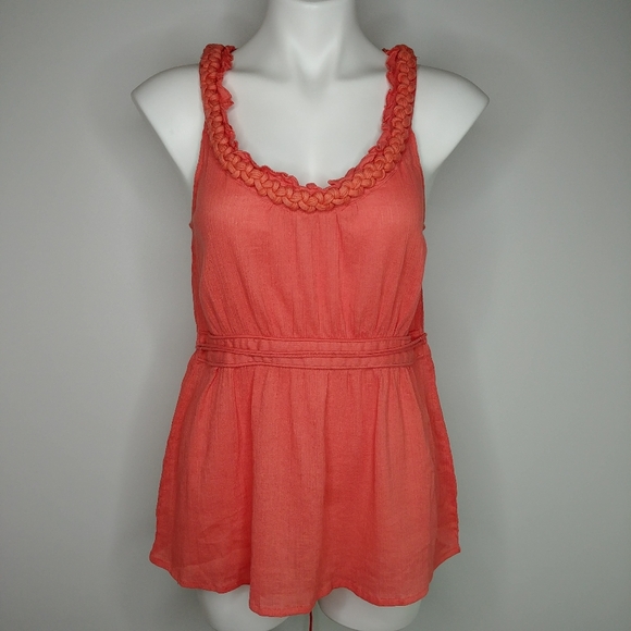 Anthropologie Tops - Floreat Anthropologie Athena tank coral